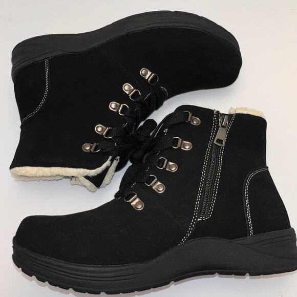 Propét Demi Women's Black Suede Bootie, Size 9.5 - Picture 5 of 9